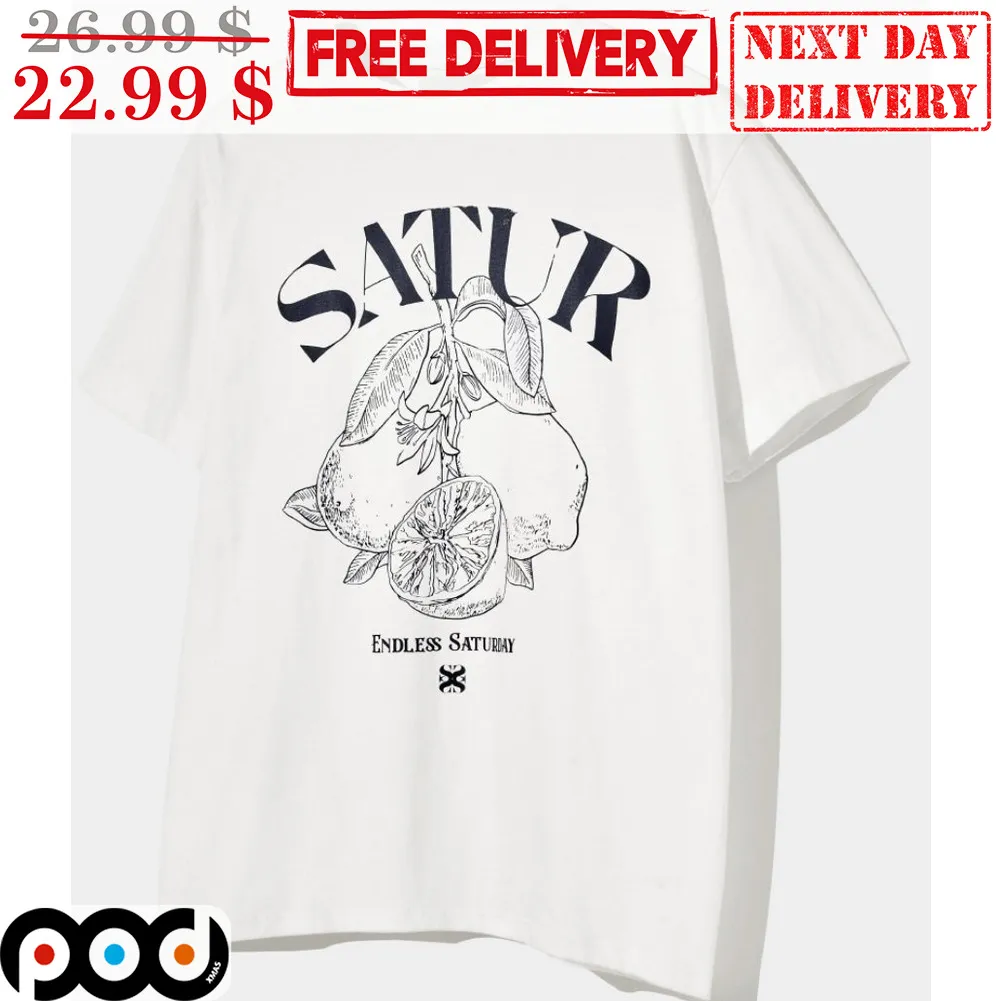 Satur Endless Saturday Lime Vintage Shirt