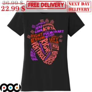 Superior Vena Ascending Right Left Pulmonart Atrium Artery Shirt