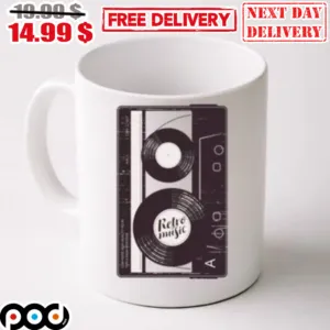 Retro Music Cassette Tape Mug