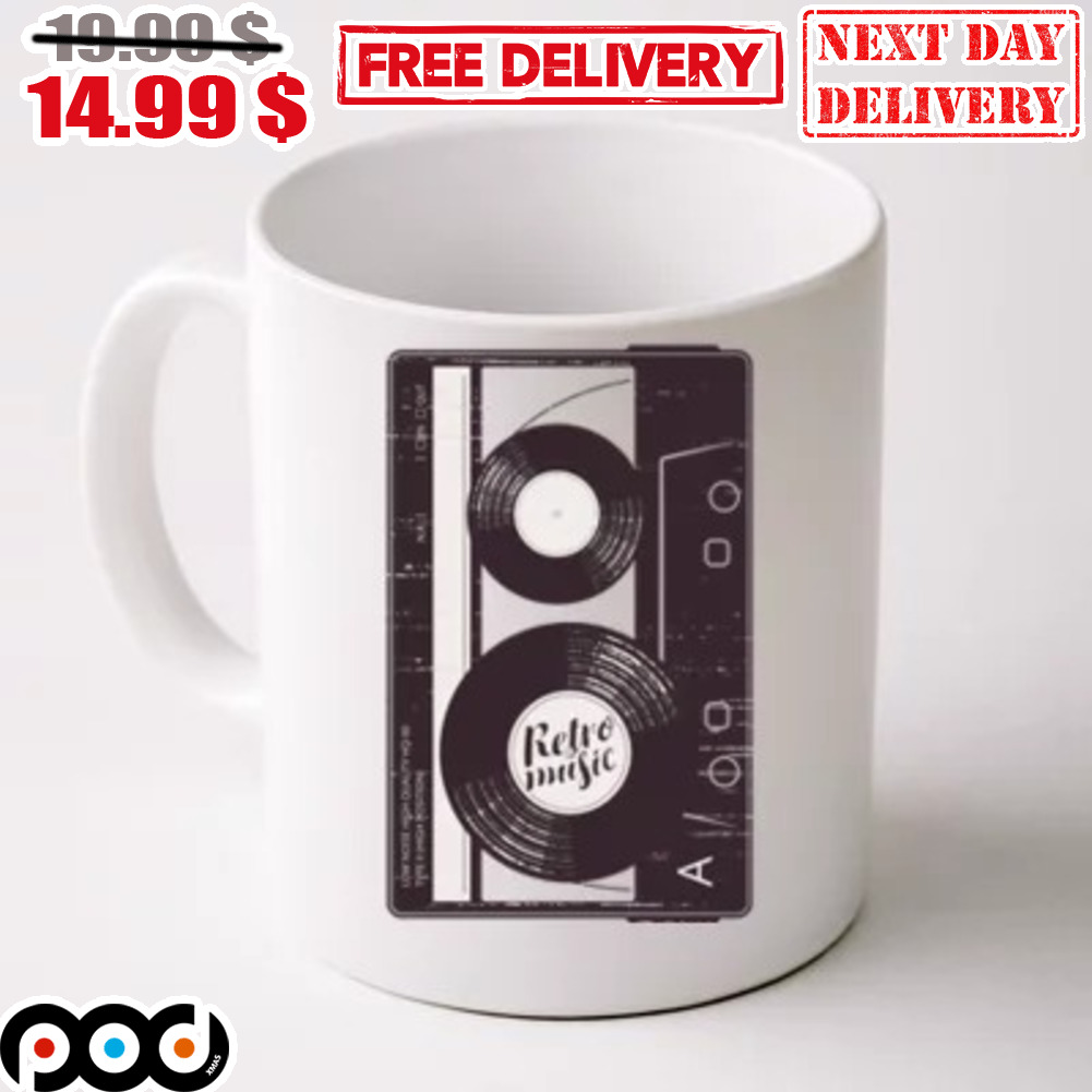 Retro Music Cassette Tape Mug