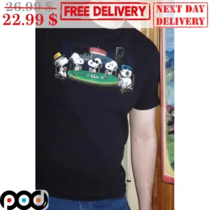 Snoopy Play Poker Shirt