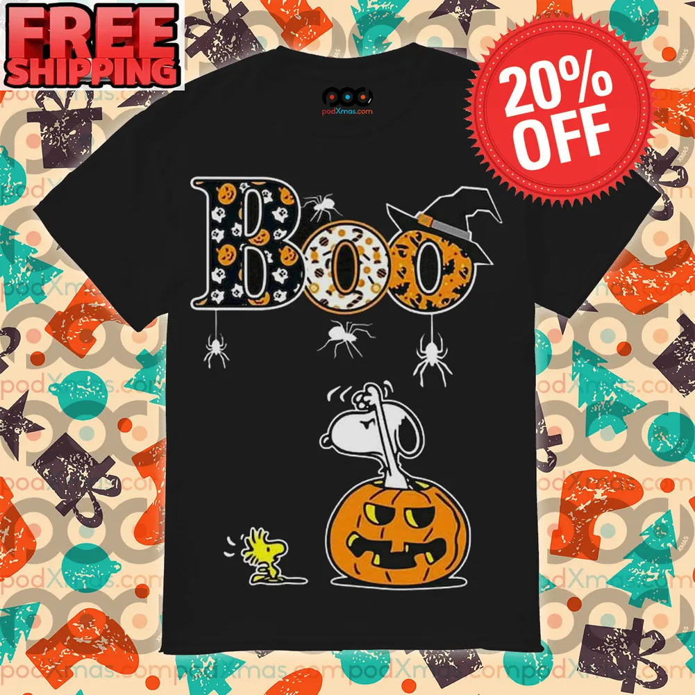 Snoopy Boo Halloween 2023 Pumpkin Shirt