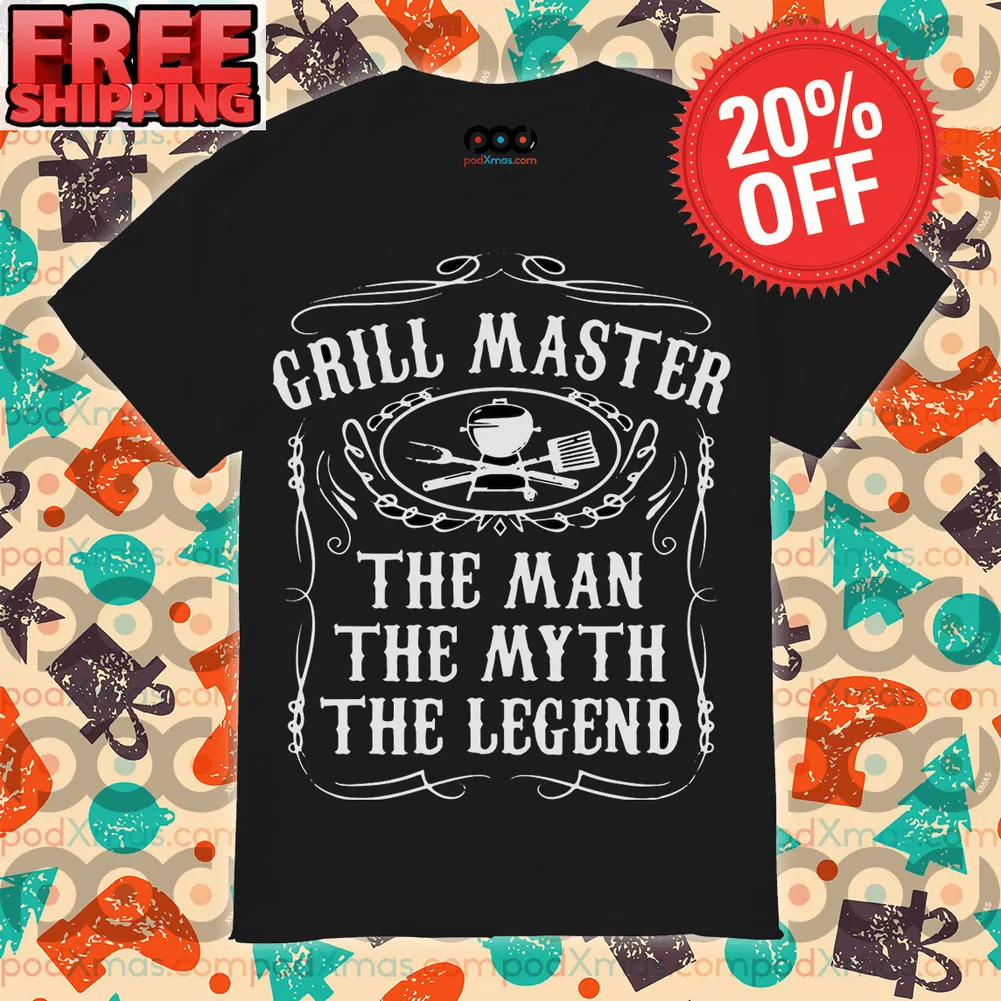 Grill Master The Man The Myth The Legend Vintage Shirt