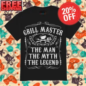 Grill Master The Man The Myth The Legend Vintage Shirt