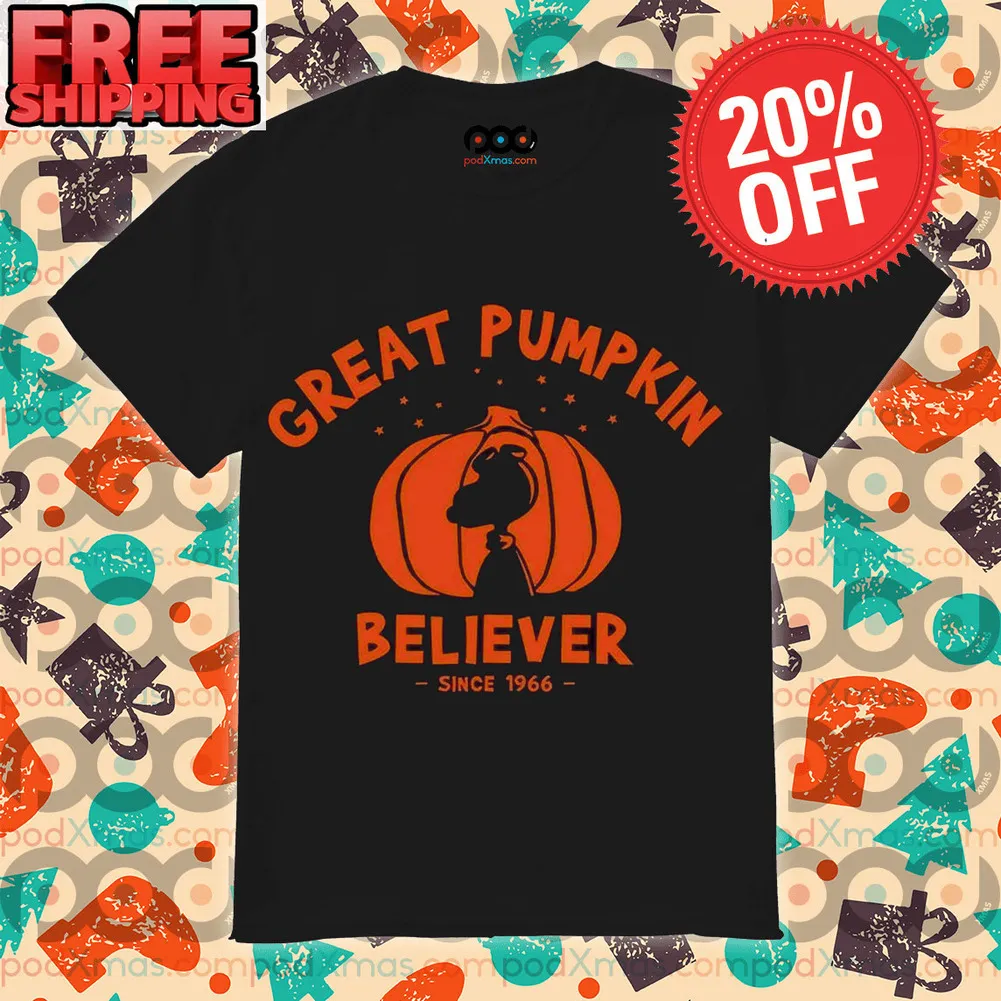 Snoopy Great Pumpkin Believer Since 1966 Halloween 2023 Shirt