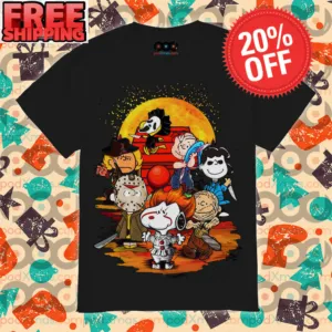 The Penuts Horror Characters Snoopy And Friends Halloween 2023 Shirt