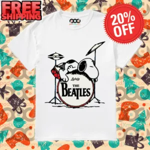 Snoopy Drummer The Beatles Shirt