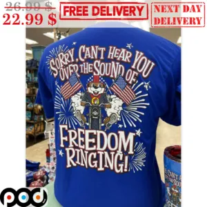 Buc-Ee's Sorry Can't Hear You Over The Sound Of Freedom Ringing Shirt