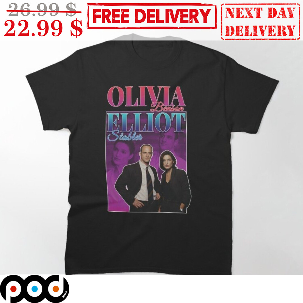 Olivia Benson Elliot Stabler Vintage Shirt Olivia Benson Elliot Stabler Vintage Shirt