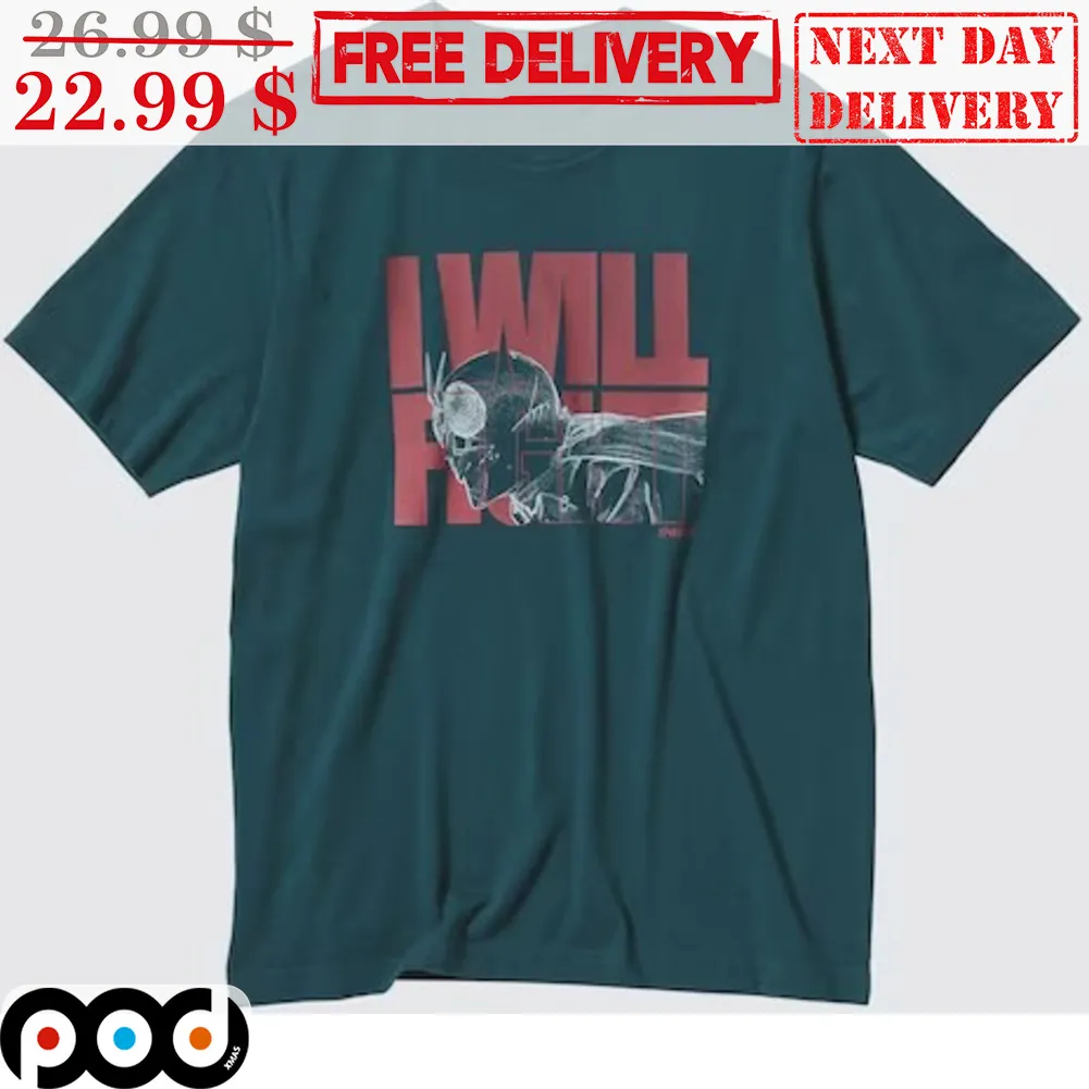 Shin Kamen Rider UT I Will Fight Shirt