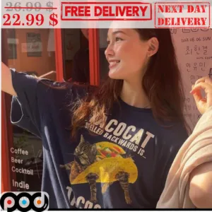 Tacocat Spelled Backward Is Tacocat Fun Shirt