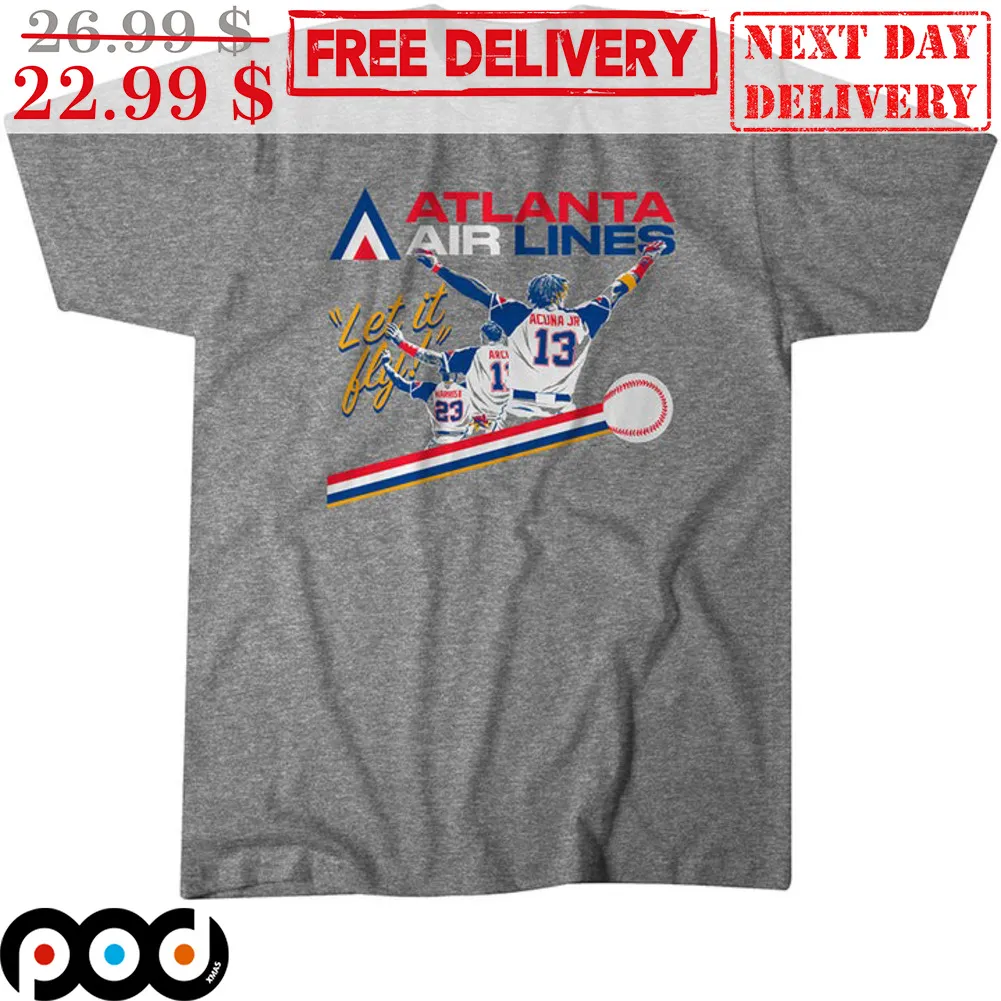 Atlanta Air Lines Let It Fly Shirt
