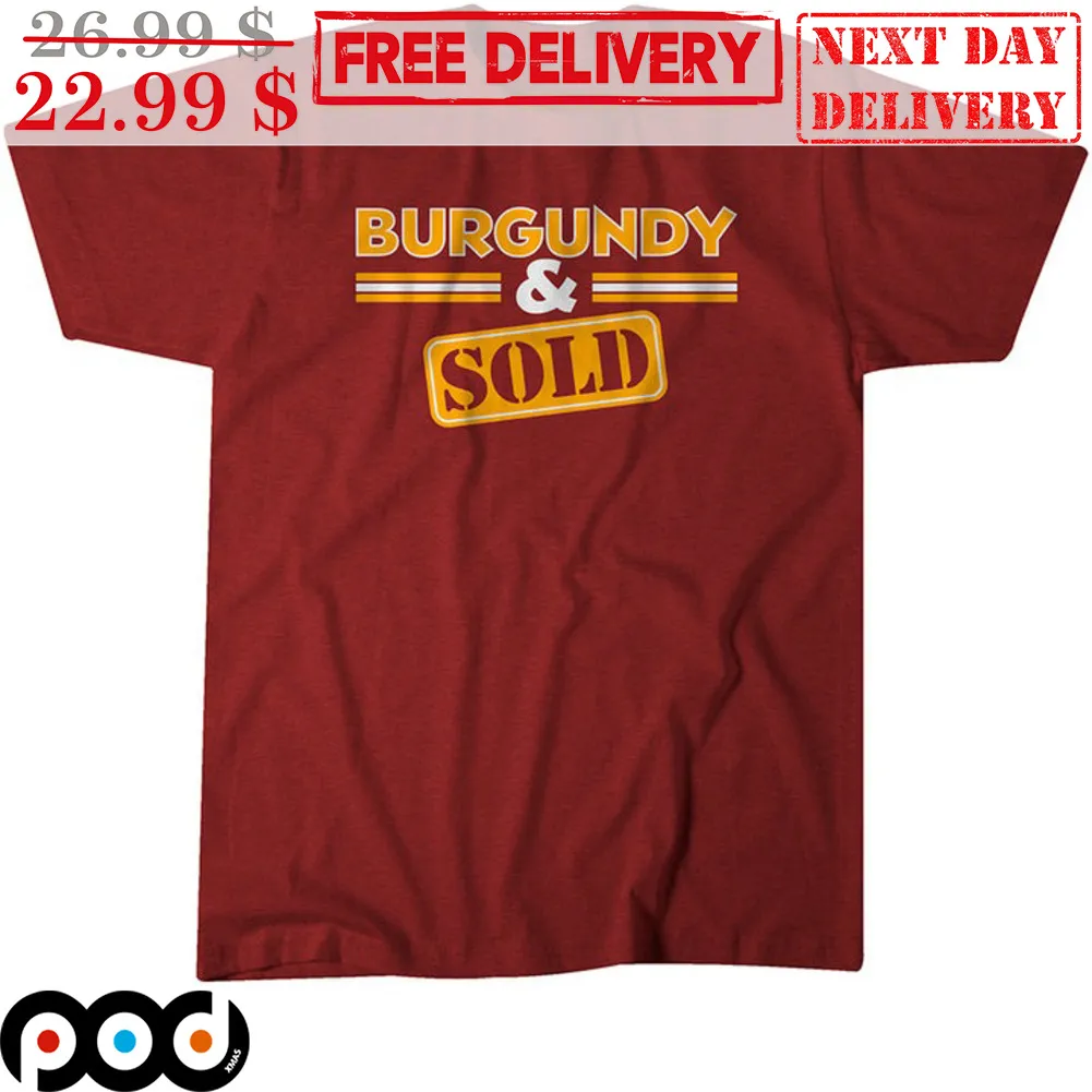 Burgundy & Sold Vintage Shirt