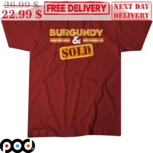 Burgundy & Sold Vintage Shirt