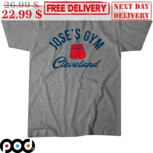 Jose's Gym Cleveland José Ramírez Cleveland Guardians of Major League Shirt