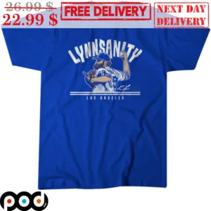 Lynnsanity Lance Lynn Los Angeles Dodgers Signature Shirt