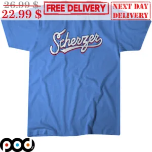 Max Scherzer Text Texas Rangers Shirt