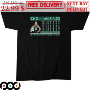 3-Points Champ Sabrina Ionescu New York Liberty Shirt