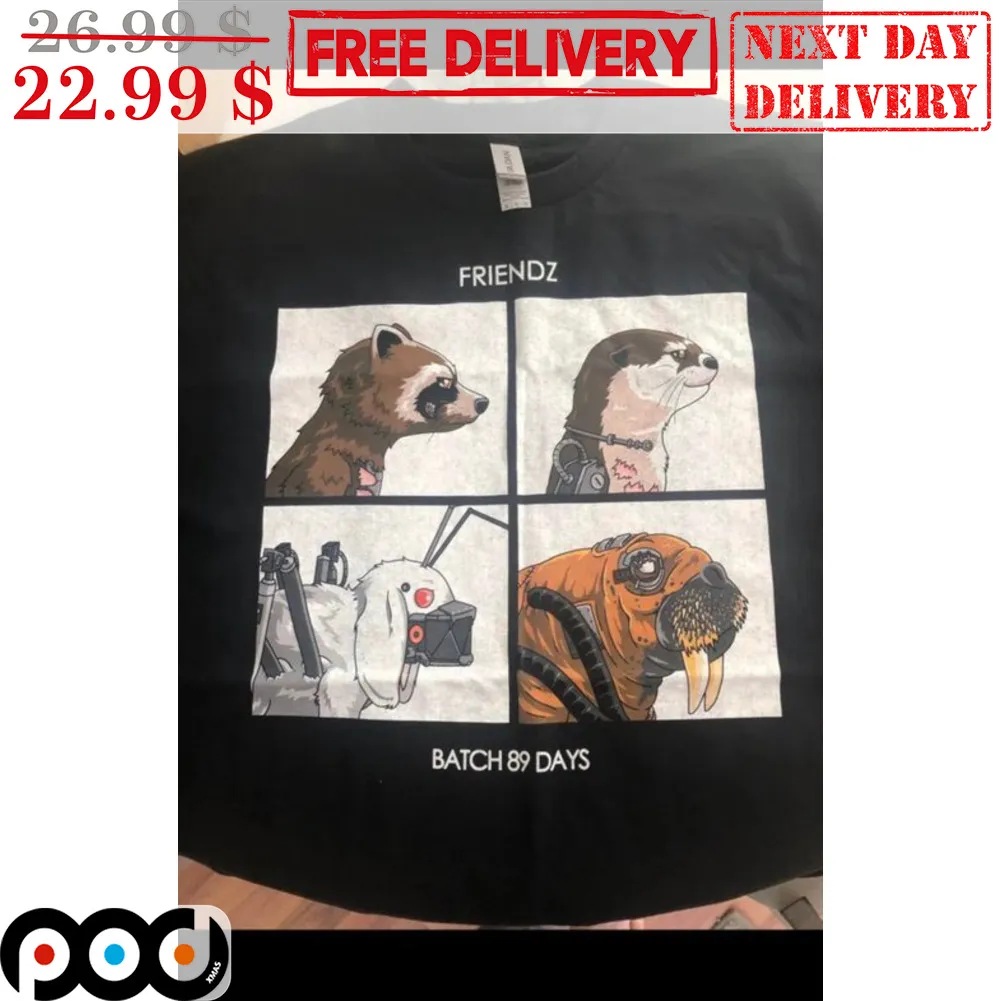 Rocket Lylla Floor Teefs Friendz Batch 89 Days Guardians of the Galaxy Vol. 3 Shirt
