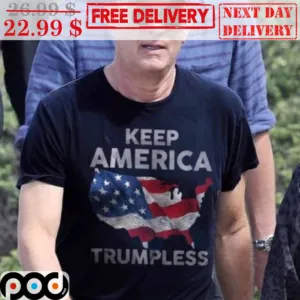 Tom Hanks Keep America Trumpless American Flag Vintage Shirt