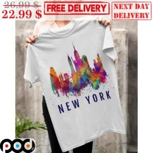 New York City Graphic Colorful Shirt