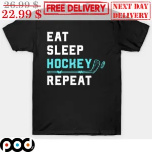 Eat Sleep Hockey Repeat Shirt