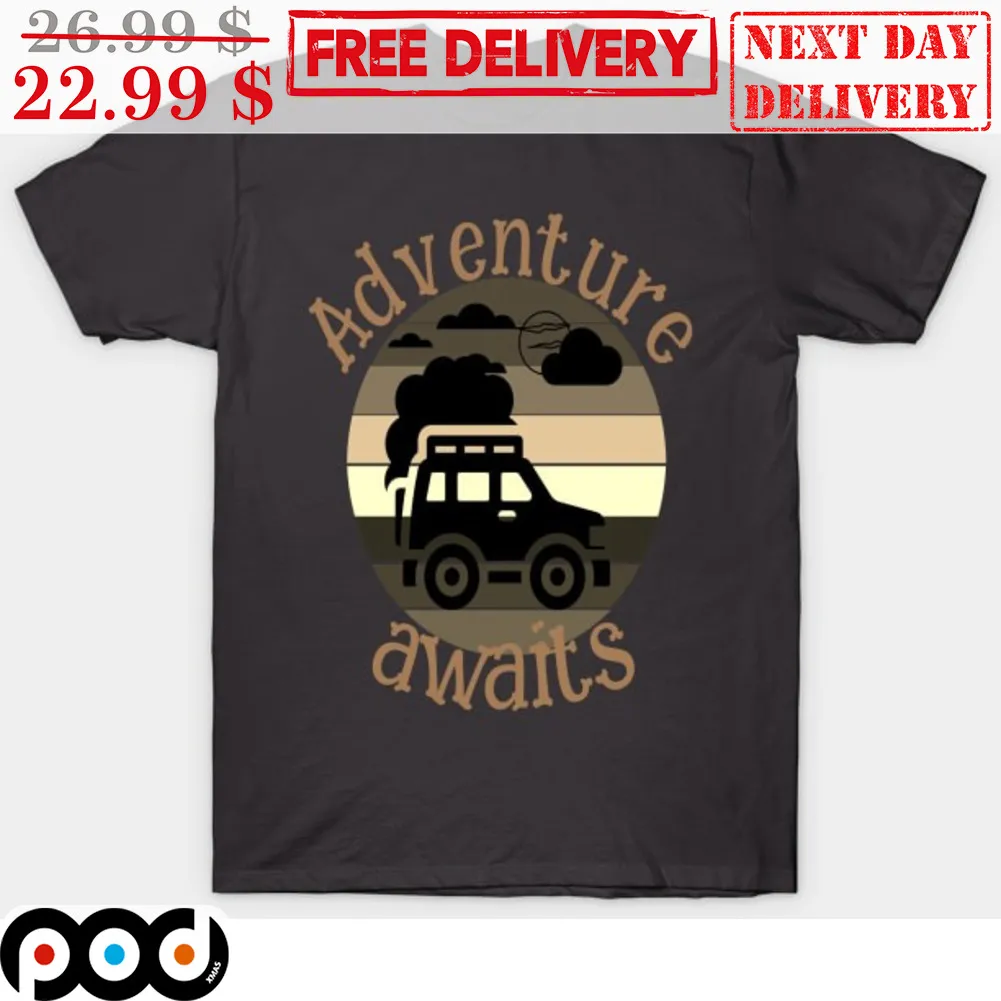 Car Adventure Awaits Vintage Shirt