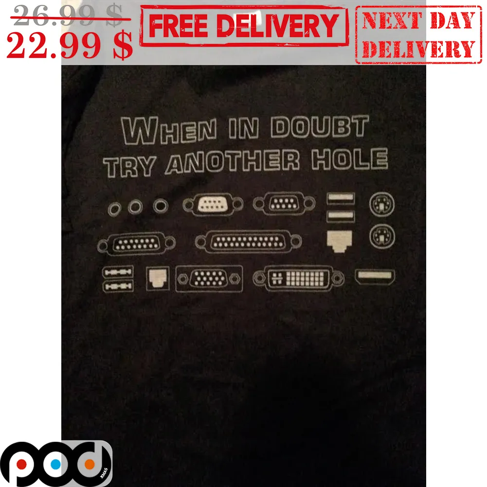 When In Doubt Try Another Hole Vintage Shirt