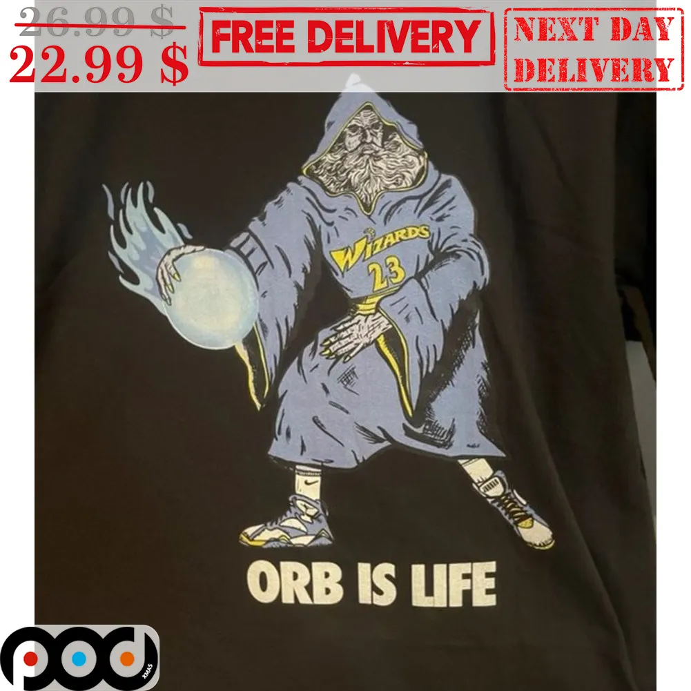 Wizard's 23 ORB Is Life Play Basketball Shirt
