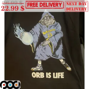 Wizard's 23 ORB Is Life Play Basketball Shirt