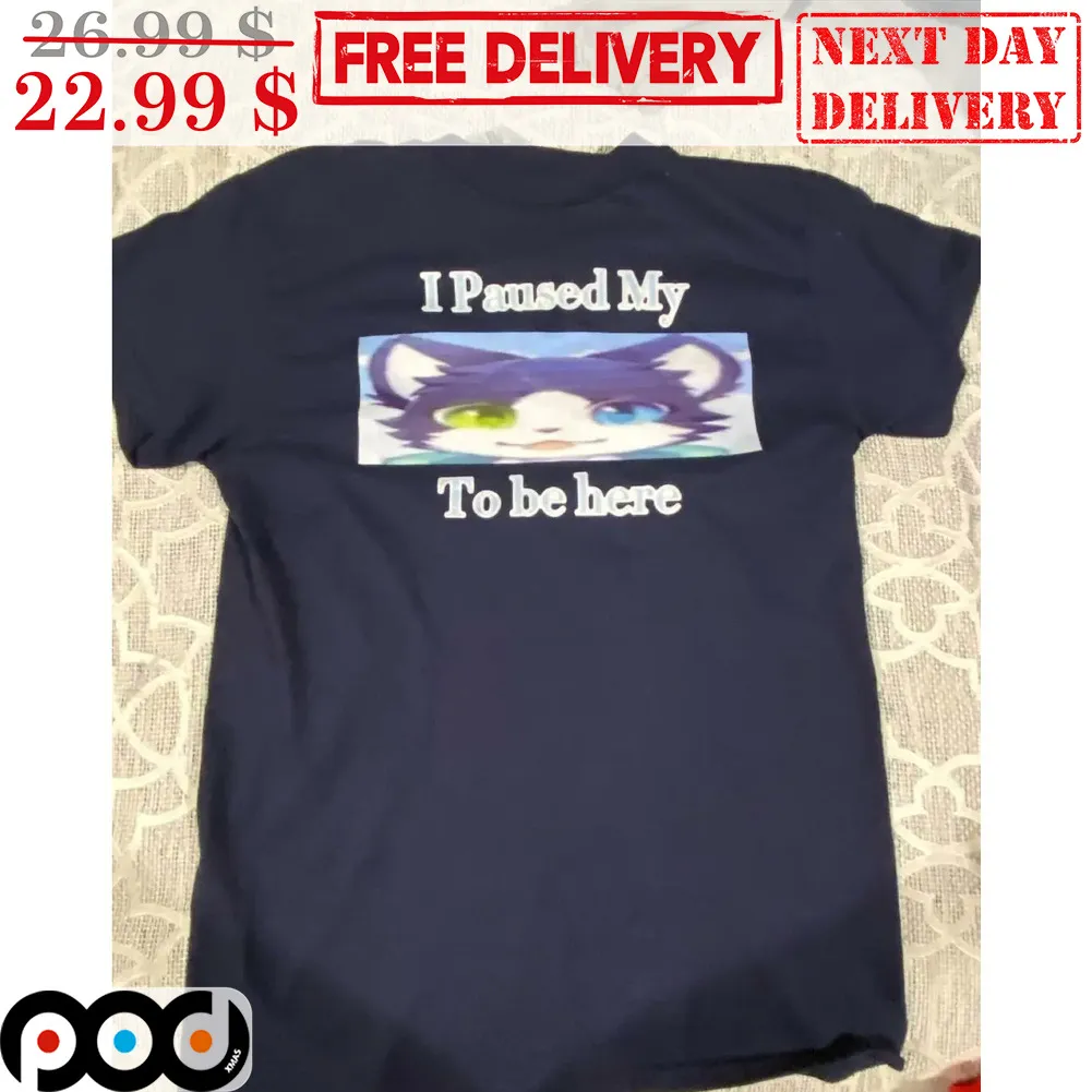 I Paused My Haviture To Be Here Shirt