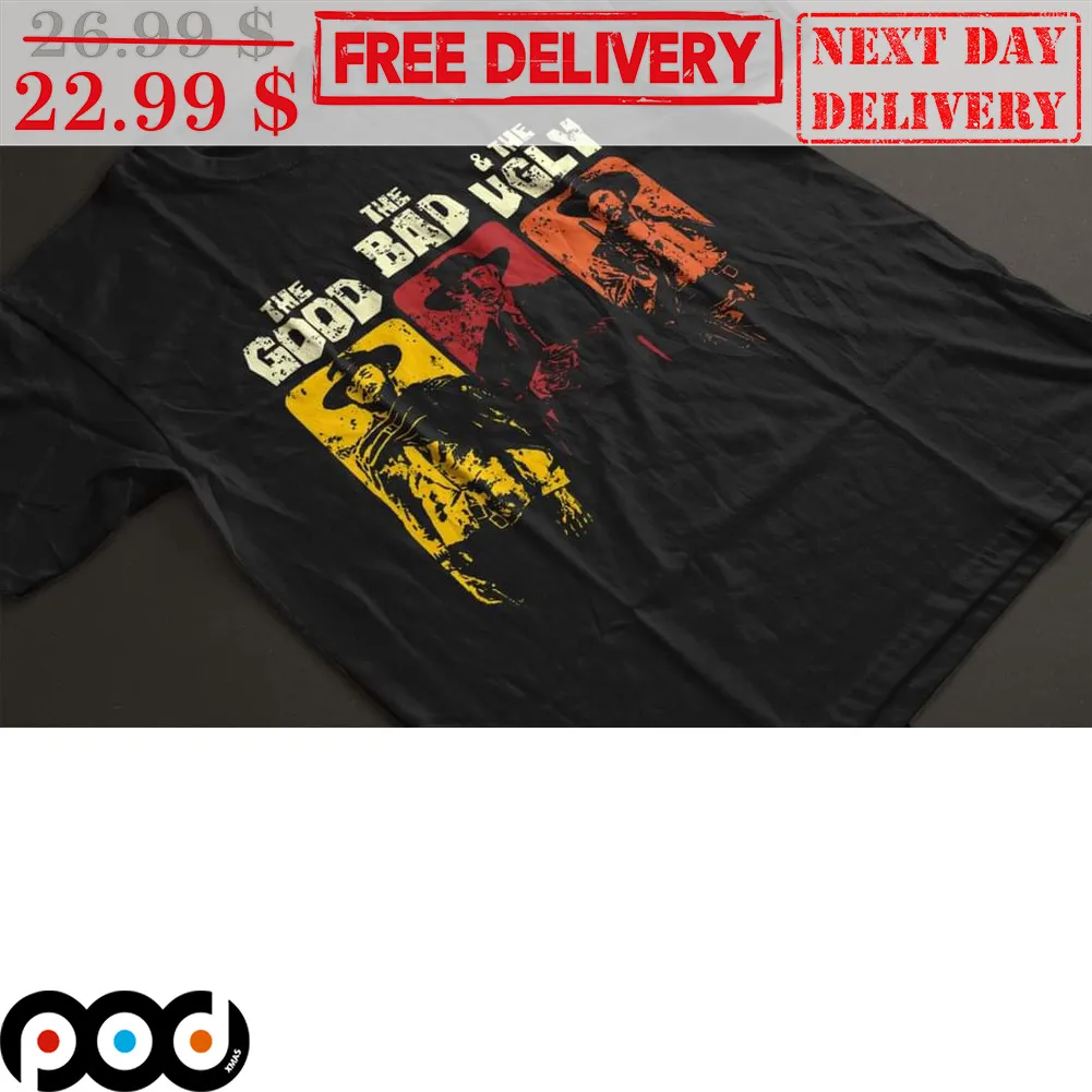 The Good The Bad and The Ugly Western Cowboy Vintage Shirt