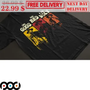 The Good The Bad and The Ugly Western Cowboy Vintage Shirt