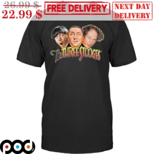 The Three Stooges Three Head Logo Fun Shirt