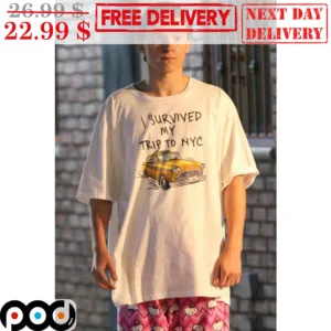 Tom Holland Car I Survived My Trip To NYC Shirt