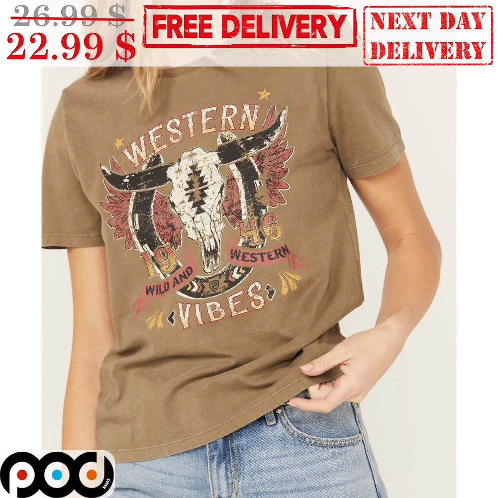 Western Vibes Wild And Western 1946 Vibes Vintage Shirt