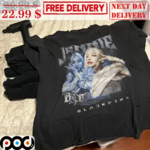 Jennie Black Pink Vintage Shirt