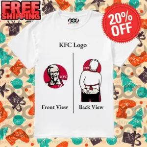 KFC Logo Front View Back View Fun Shirt