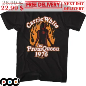 Carrie White For Prom Queen 1976 Carrie Vintage Shirt
