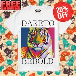 Tiger Dare To Be Bold Graphic Art Shirt