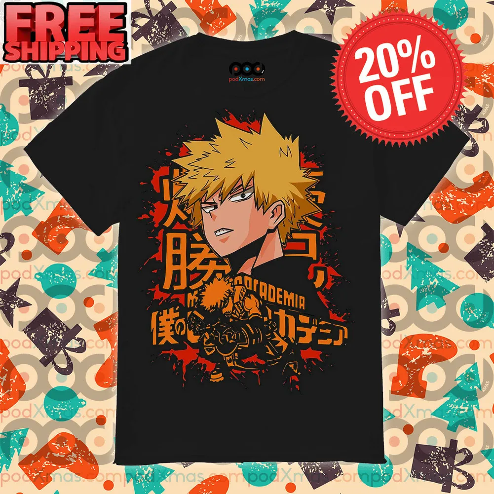 Bakugo Katsuki Poster My Hero Academia Shirt