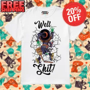 Well Shit Witch Halloween 2023 Fun Shirt