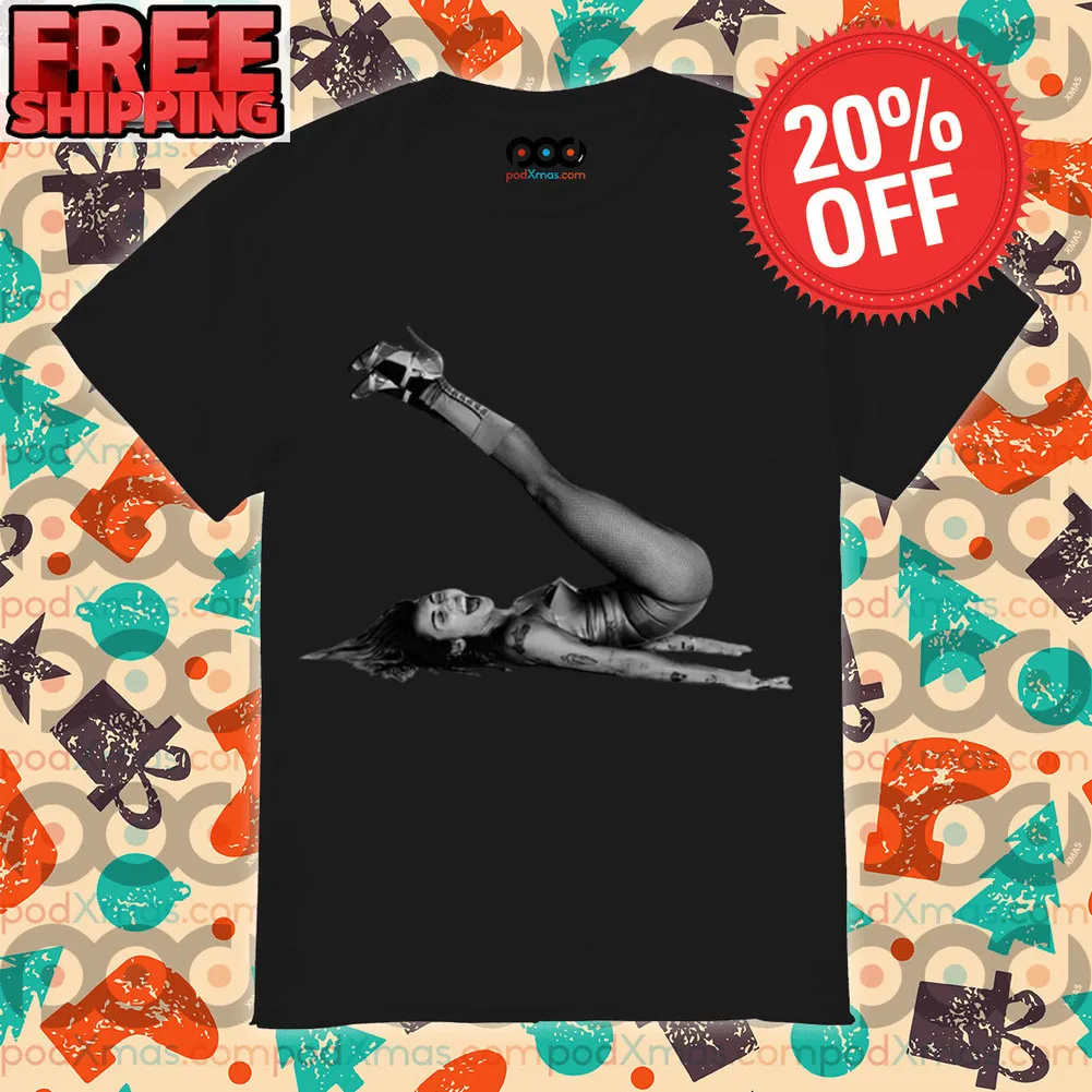 Miley Cyrus Laying Sexy Shirt
