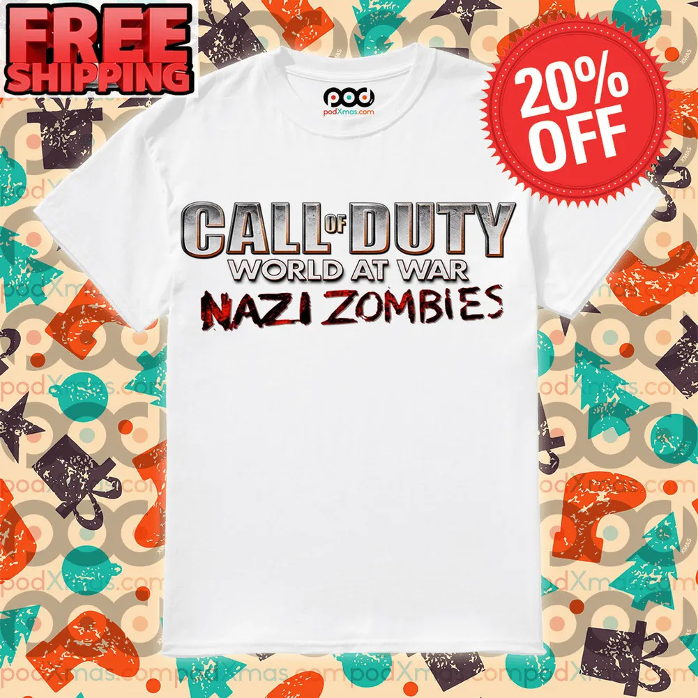 Call Of Duty World At War Nazi Zombies Shirt