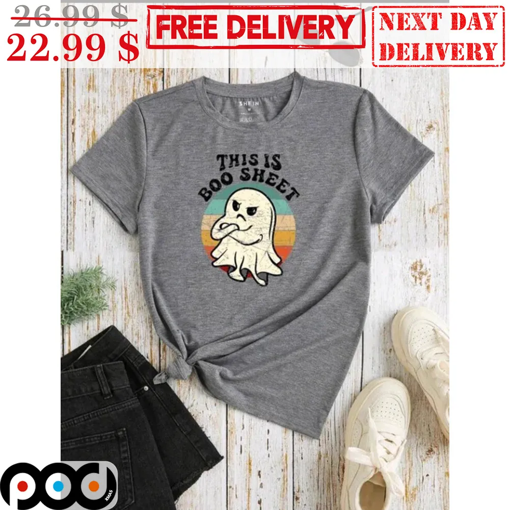 Ghost This Is Boo Sheet Halloween 2023 Fun Vintage Shirt