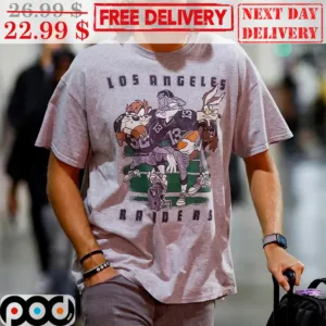 Looney Tunes Los Angeles Raiders NFL Shirt