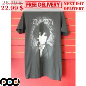 Syd Barrett Portrait Pink Floyd Vintage Shirt