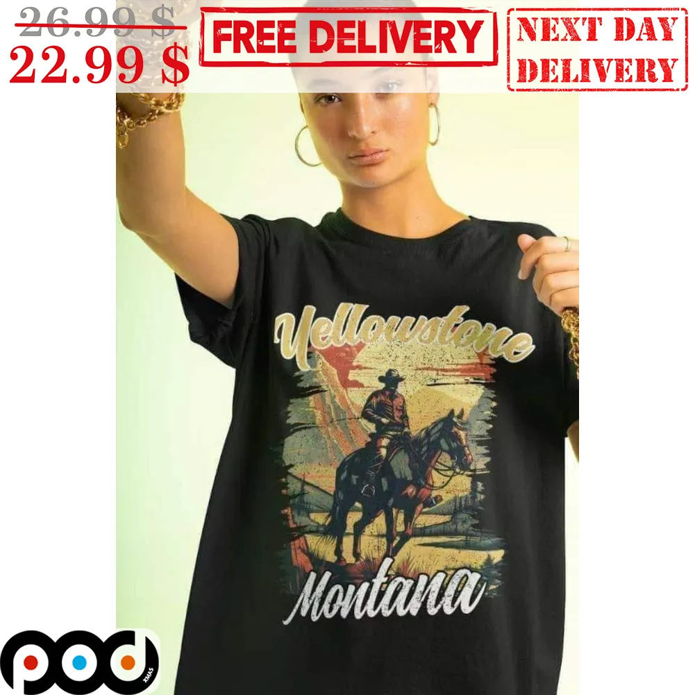 Yellowstone Montana Cowboys Vintage Shirt