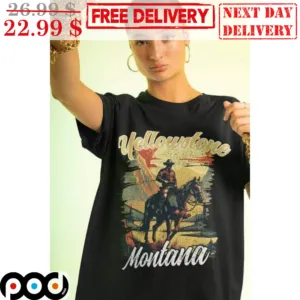 Yellowstone Montana Cowboys Vintage Shirt