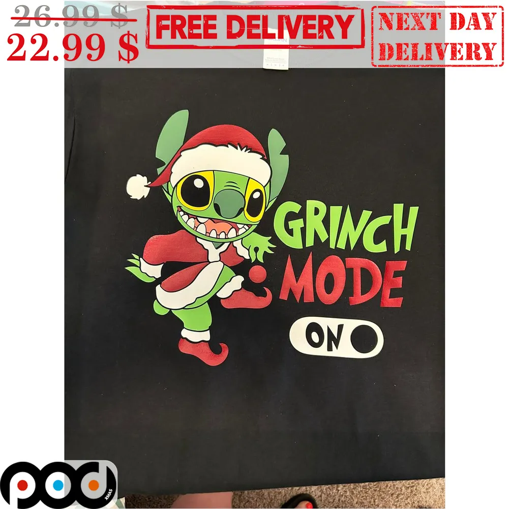 Grinch Mode On Christmas Shirt